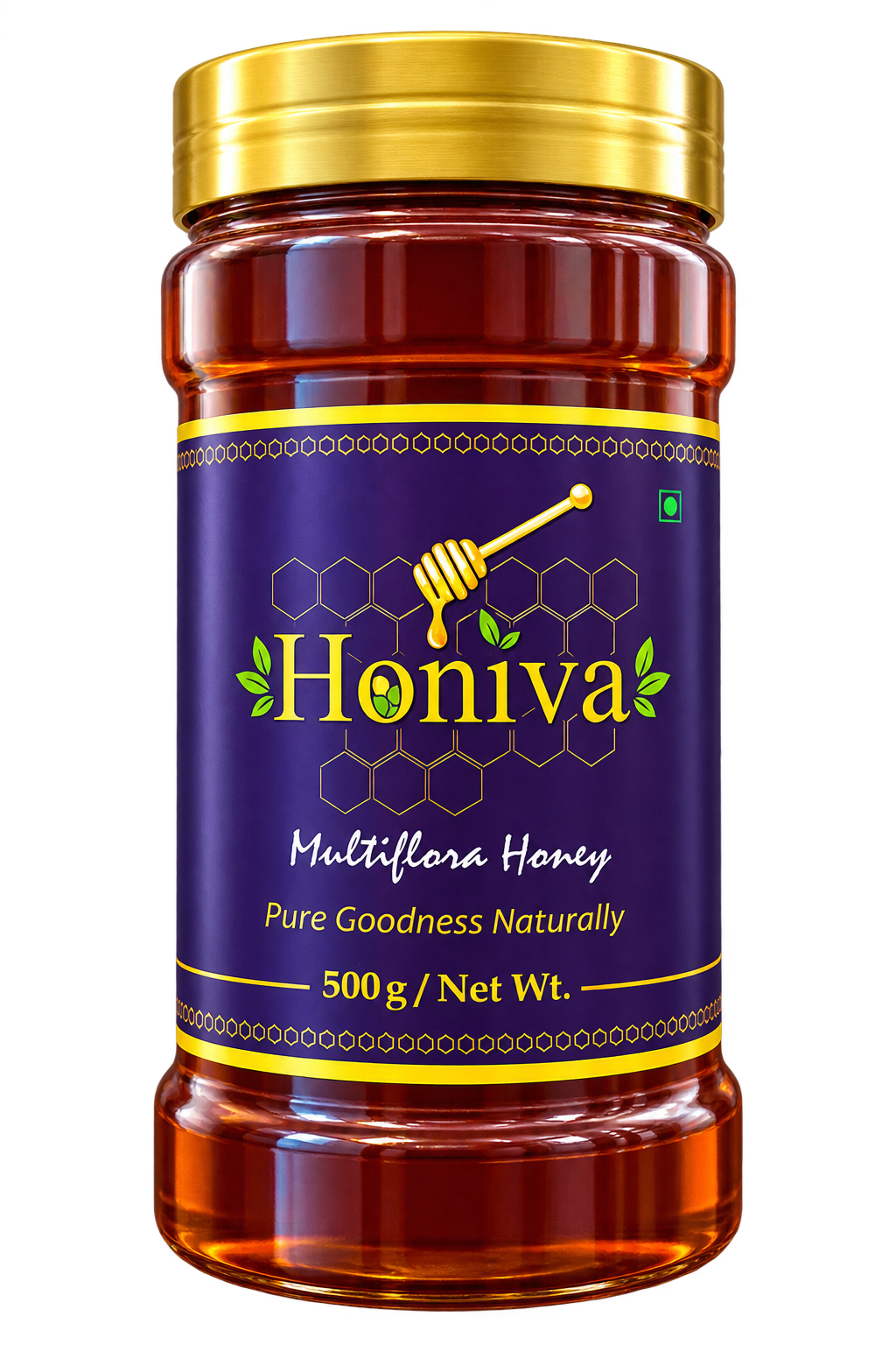 Honiva Pure Gir Forest Honey 500gm jar
